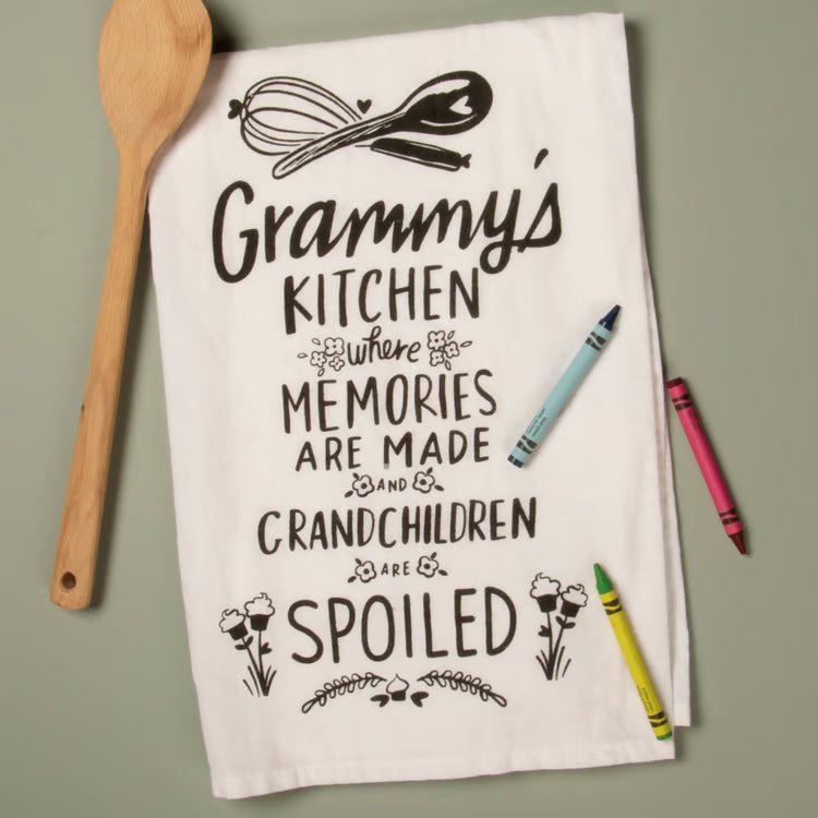 Boho Cotton Kitchen Towel Set Funny Sayings