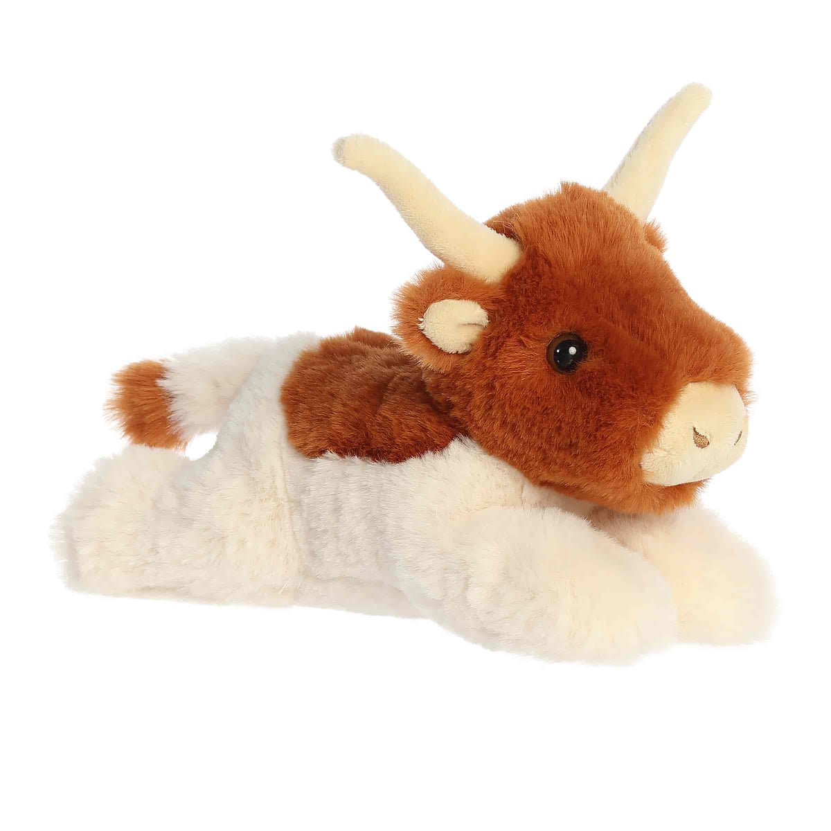 Mini Flopsie 8" Buck Longhorn Cow