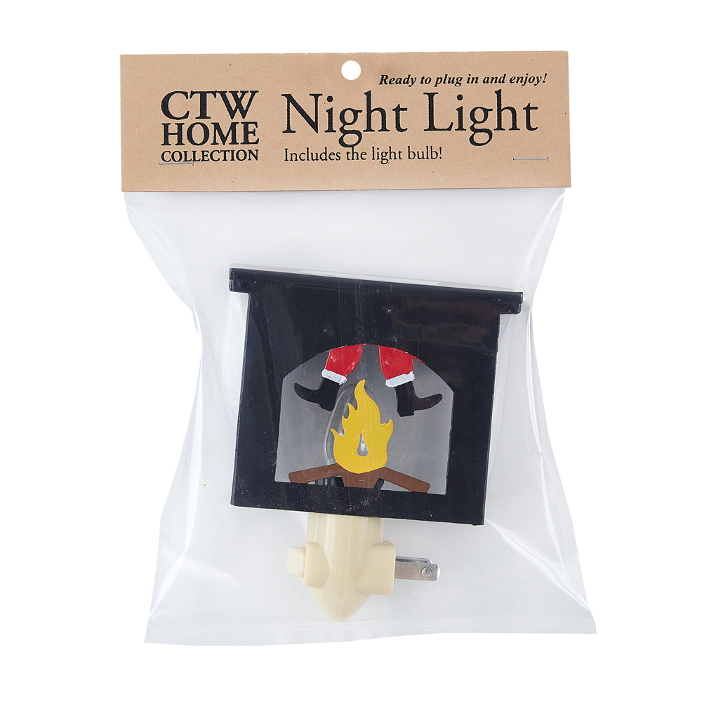Santa In The Chimney Night Light