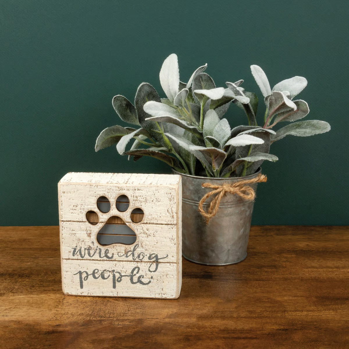 Slat Box Sign - Dog People