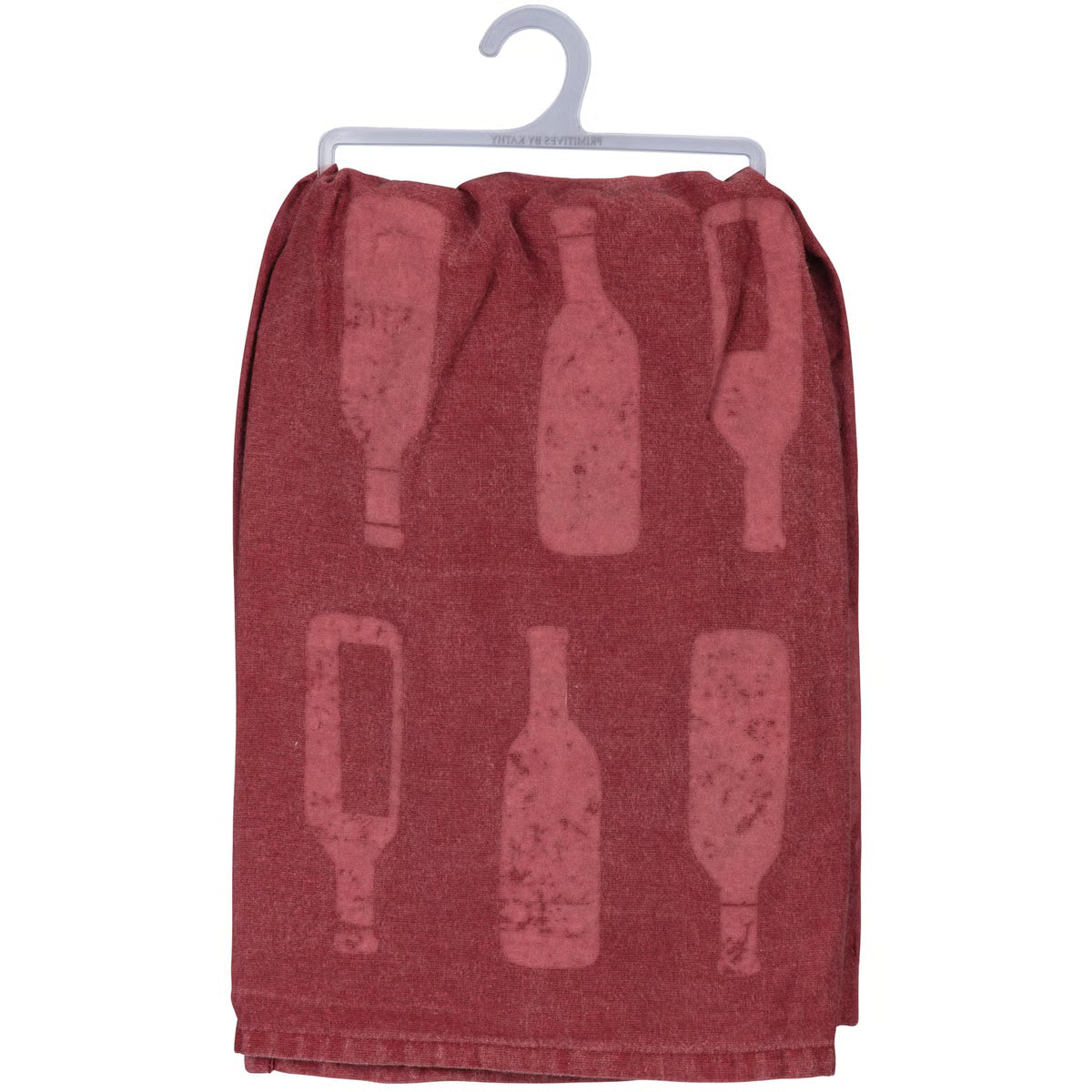 Polishing Off Two Bottles Of Wine Kitchen Towel
