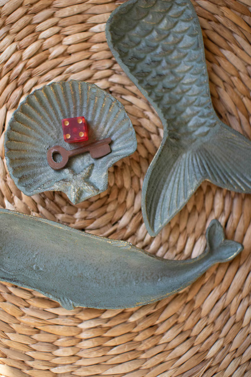 Set of 3 Cast Iron Trinket Trays