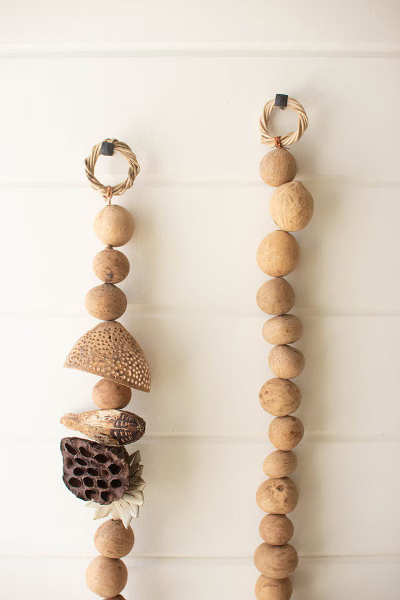 Dried Gourd Ball Garland