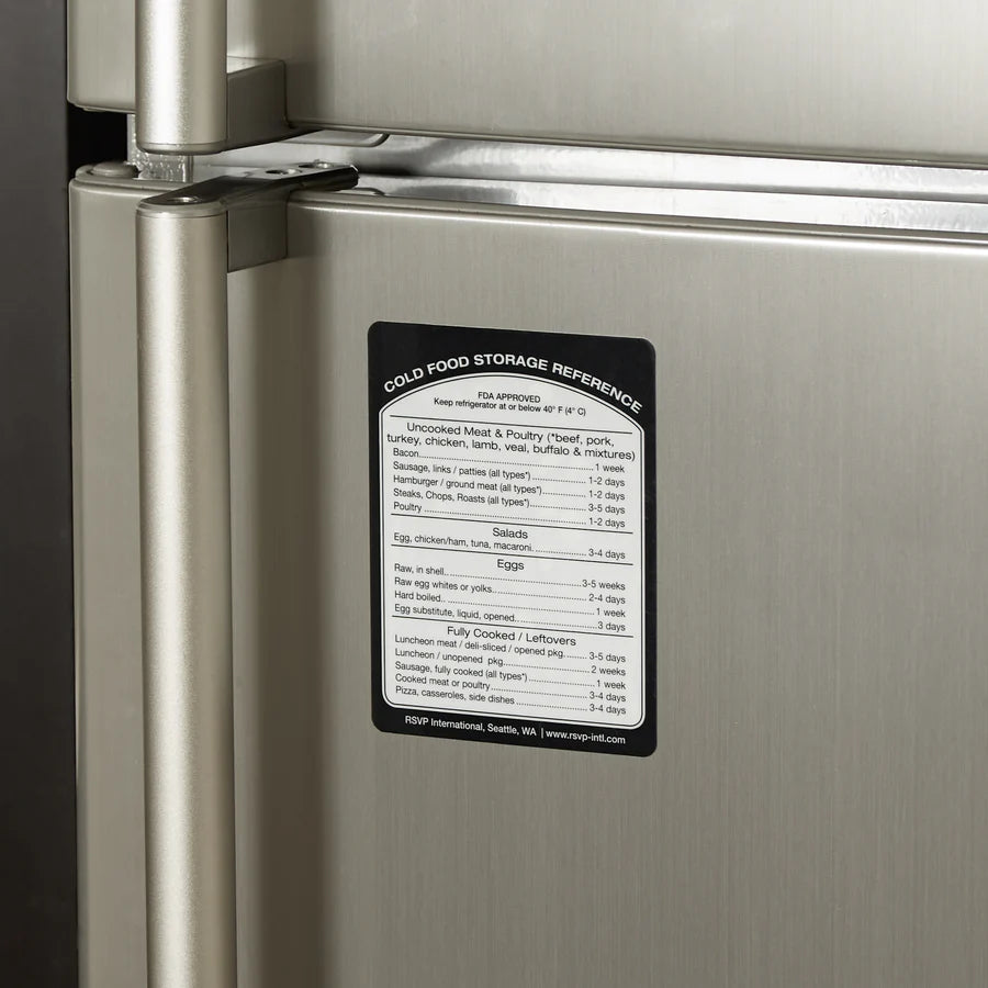 Removable Cold Storage Label