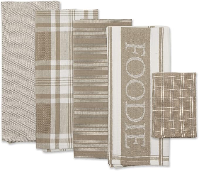 Stone Foodie Dishtowel & Dishcloth Set/5