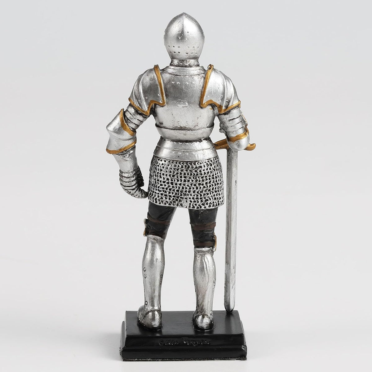 Medieval Knight Armor Sword Stance
