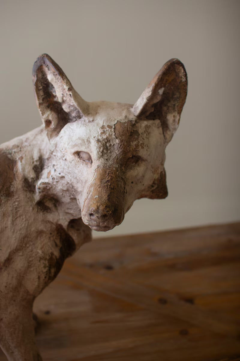 Faux Concrete Fox