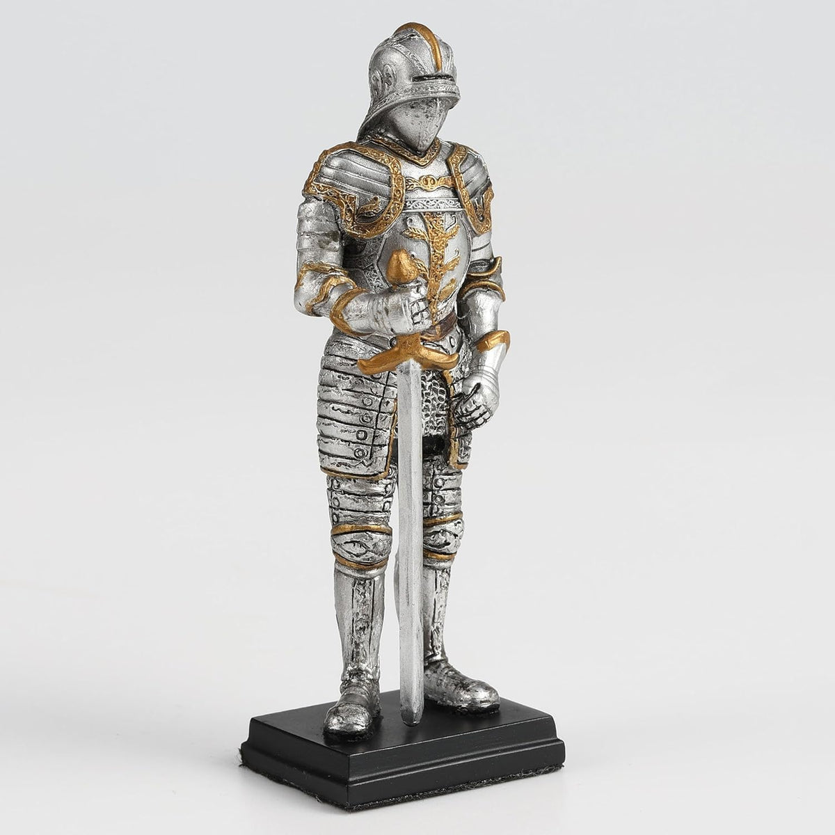 German Ceremonial Knight Armor Sword Stance