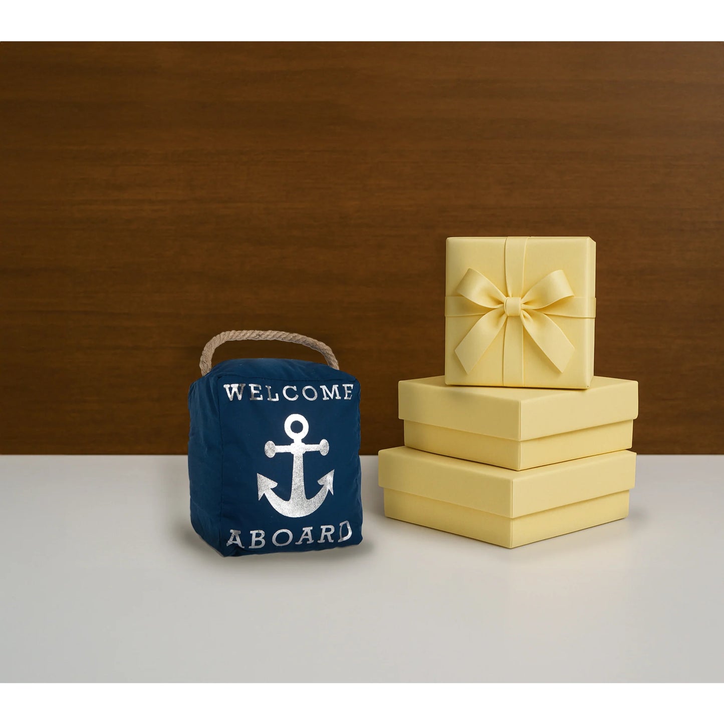 Welcome Aboard 5" x 6" Door Stopper