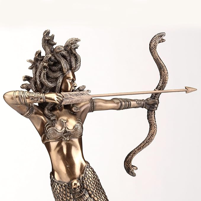 Furious Medusa Shooting Arrow