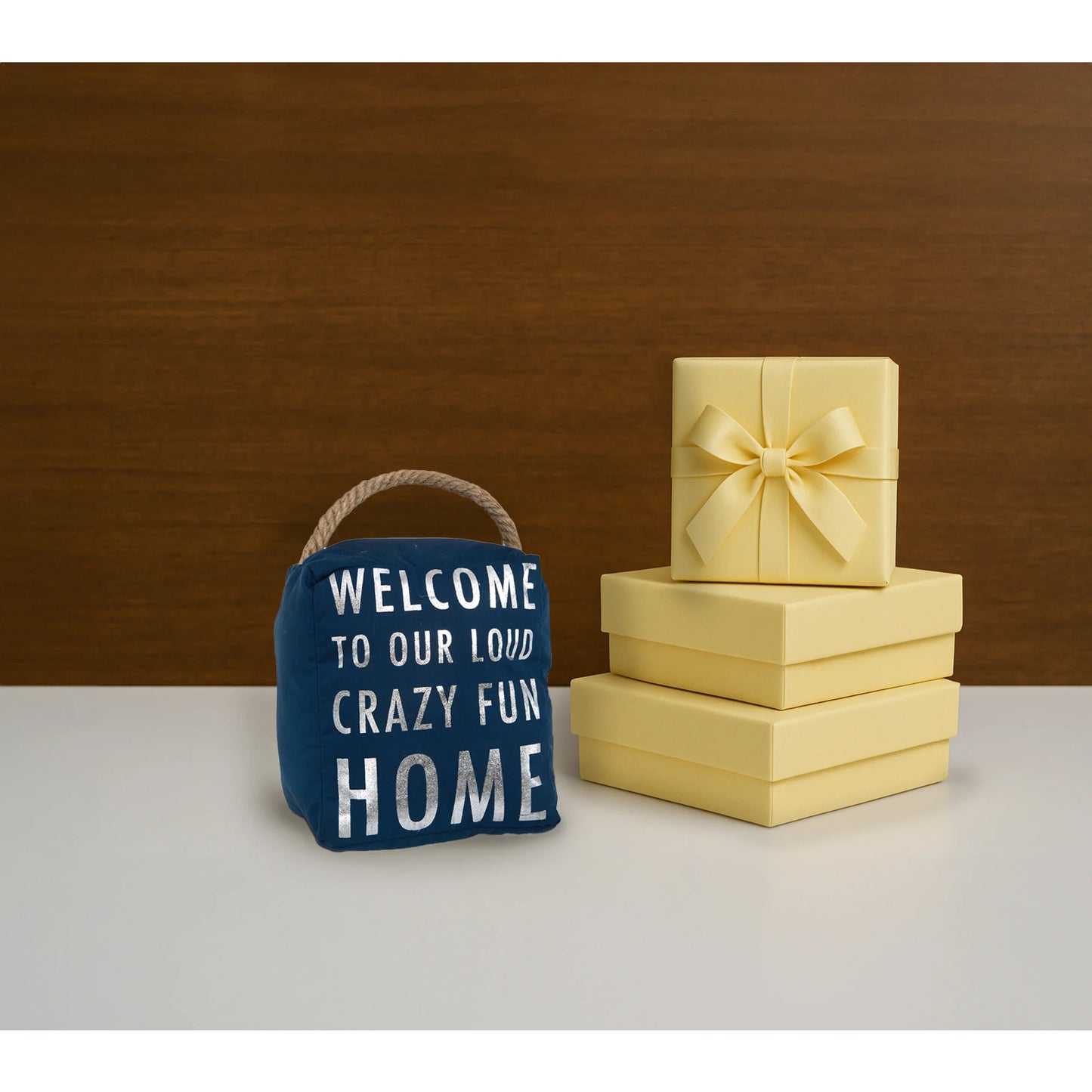 Crazy Fun Home 5" x 6" Door Stopper