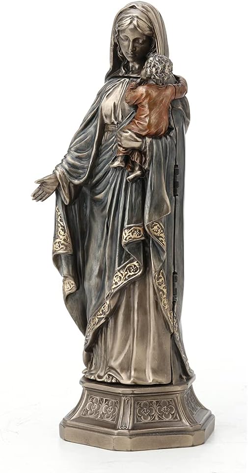 Madonna And Baby Jesus Triptych - The Nativity