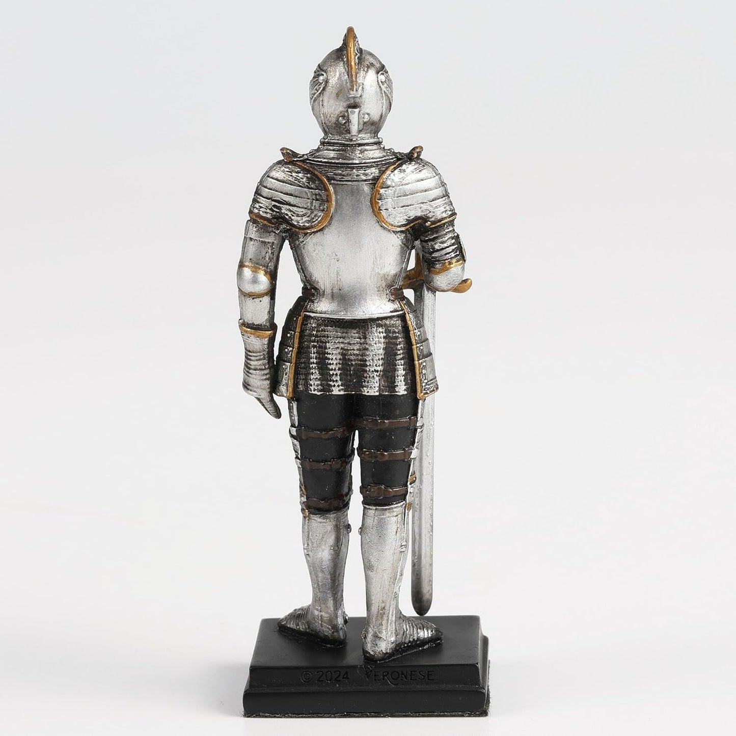 Medieval Knight Armor Sword Stance