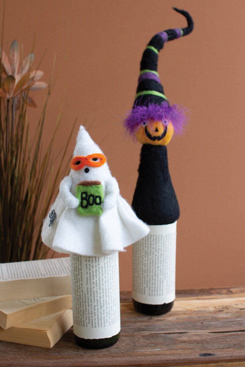 Felt Halloween Bottle Topper