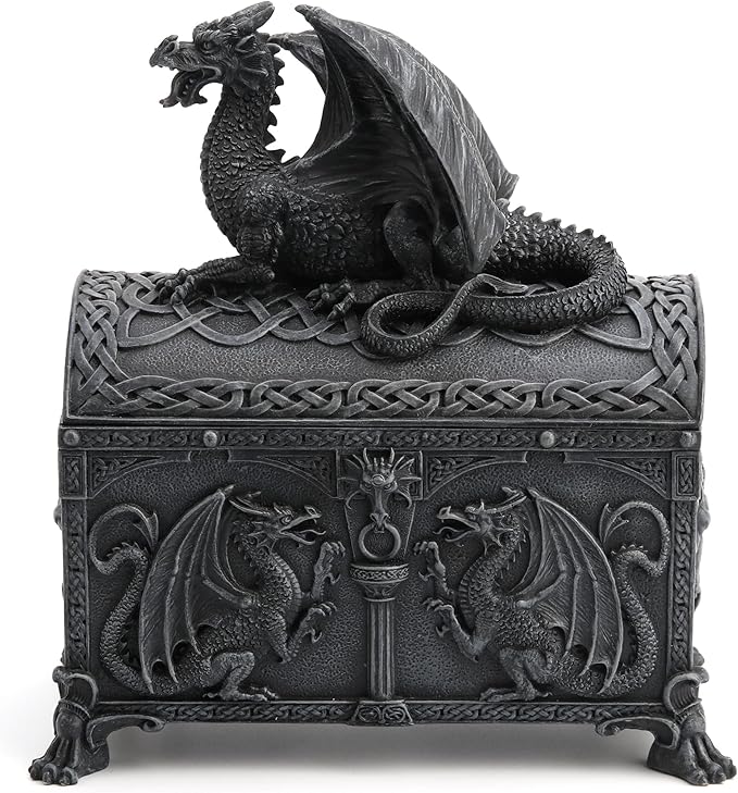Dragon Chest Shaped Trinket Box