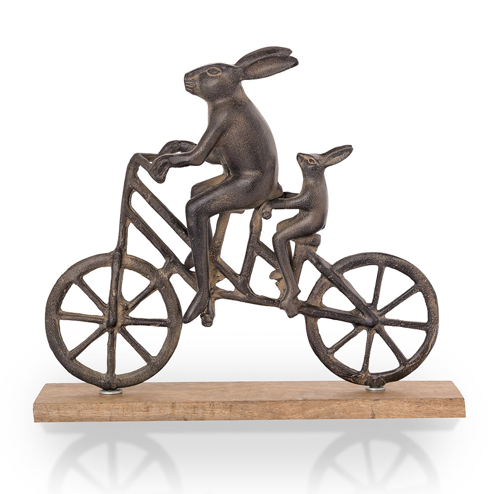 Rabbit and Child on Bicycle De