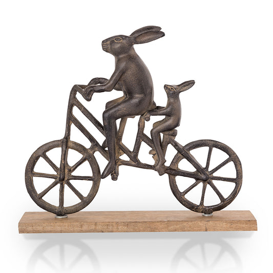 Rabbit and Child on Bicycle