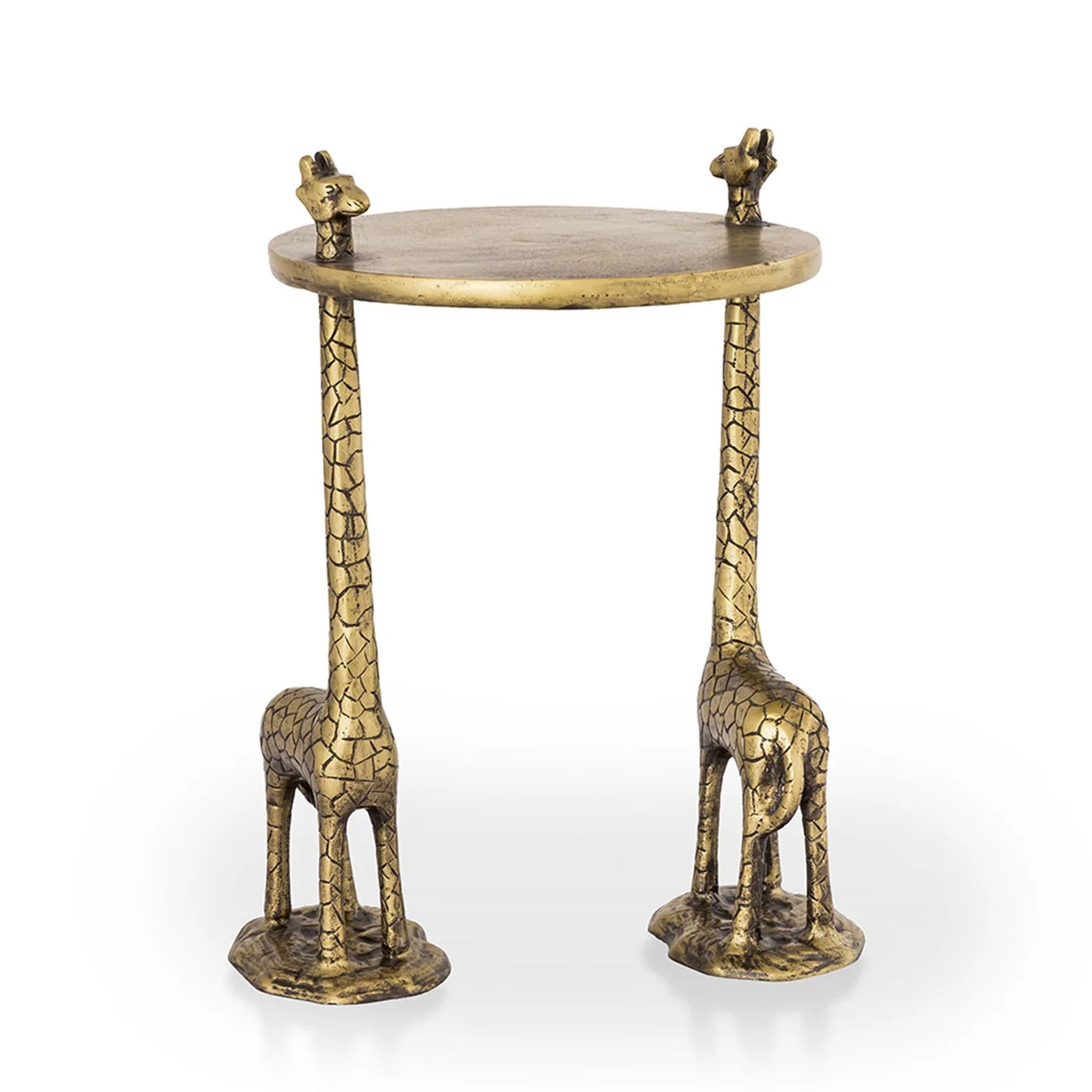 Giraffe Pair End Table