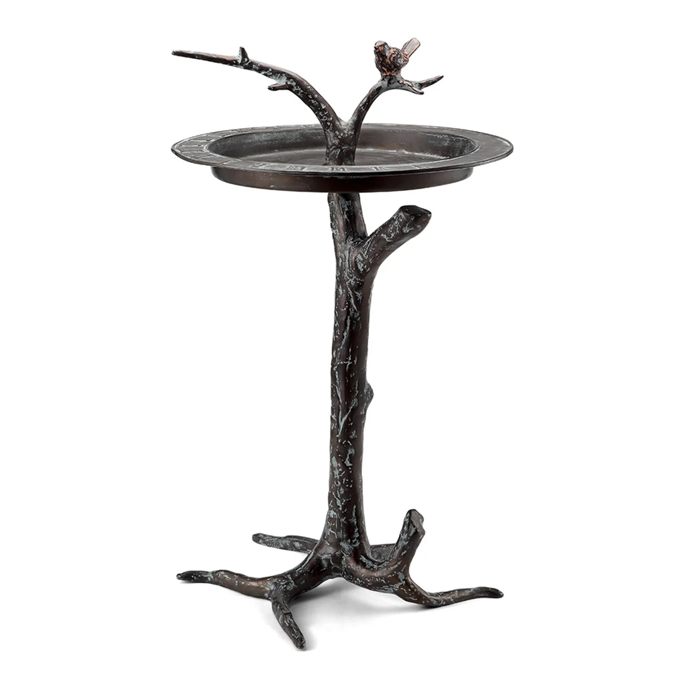 Bird & Twig Sundial/Birdbath