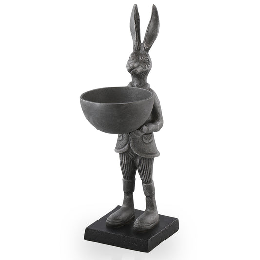 Rabbit Gardener with Bowl