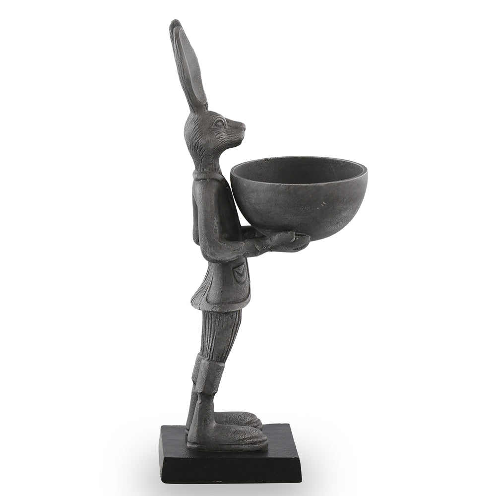 Rabbit Gardener with Bowl