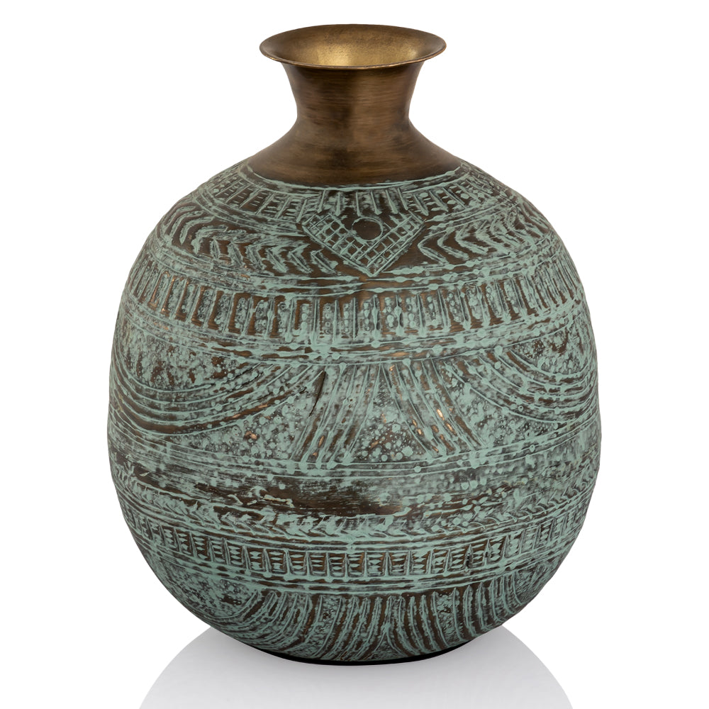 Round Tribal Vase