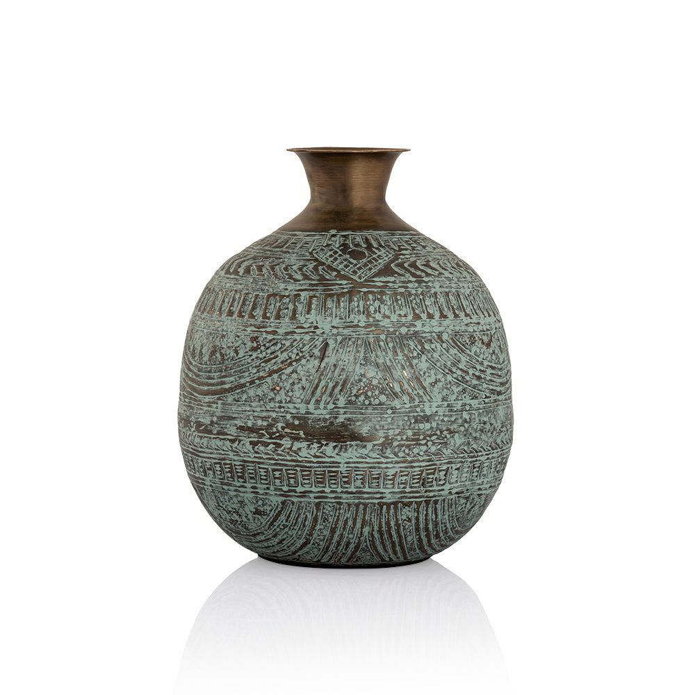 Round Tribal Vase