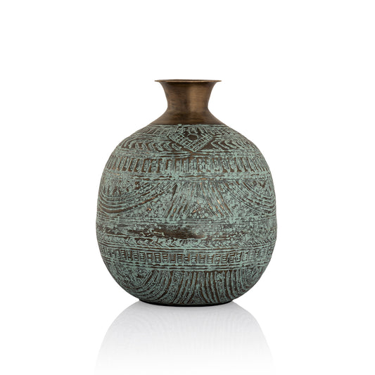 Round Tribal Vase
