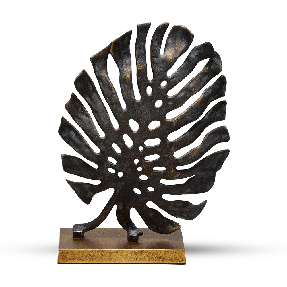 Monstera Leaf Desk Decor