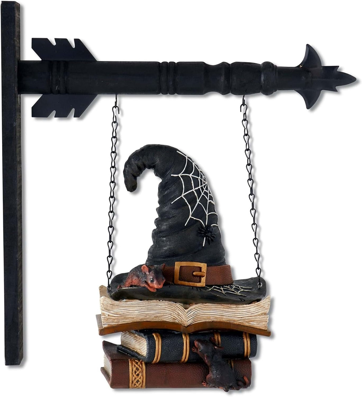 12 Inch Resin Halloween Stacked Books Arrow Replacement