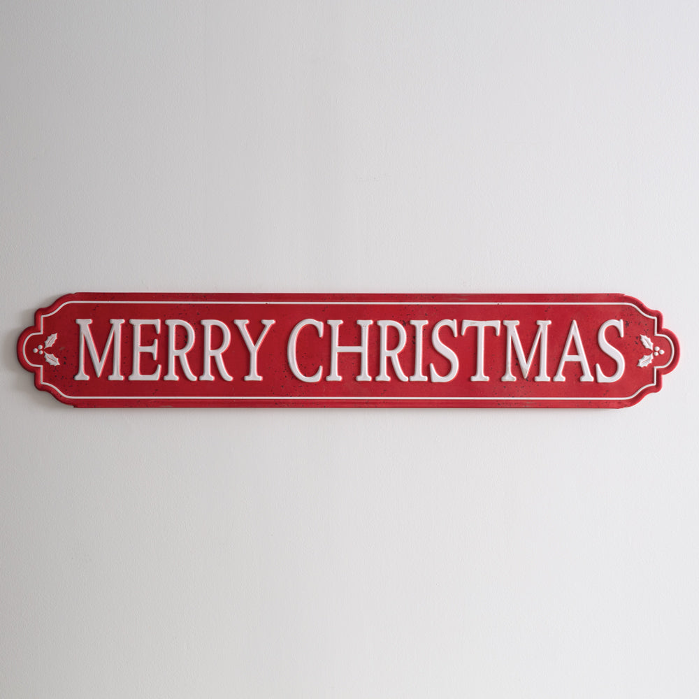 Merry Christmas Street Sign