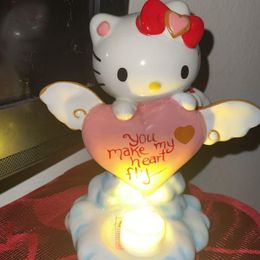 Hello Kitty You Make My Heart Fly Tea Light Candle Holder