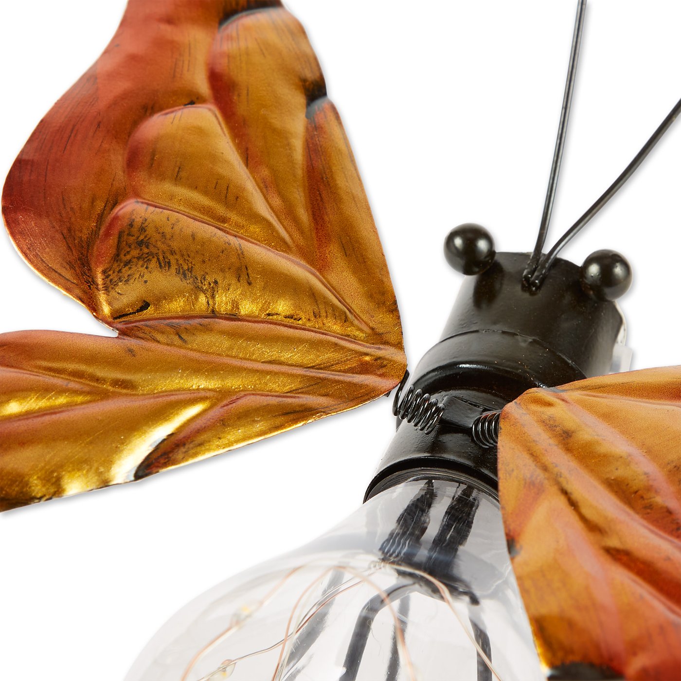 Solar Butterfly Glow Bug Figurine