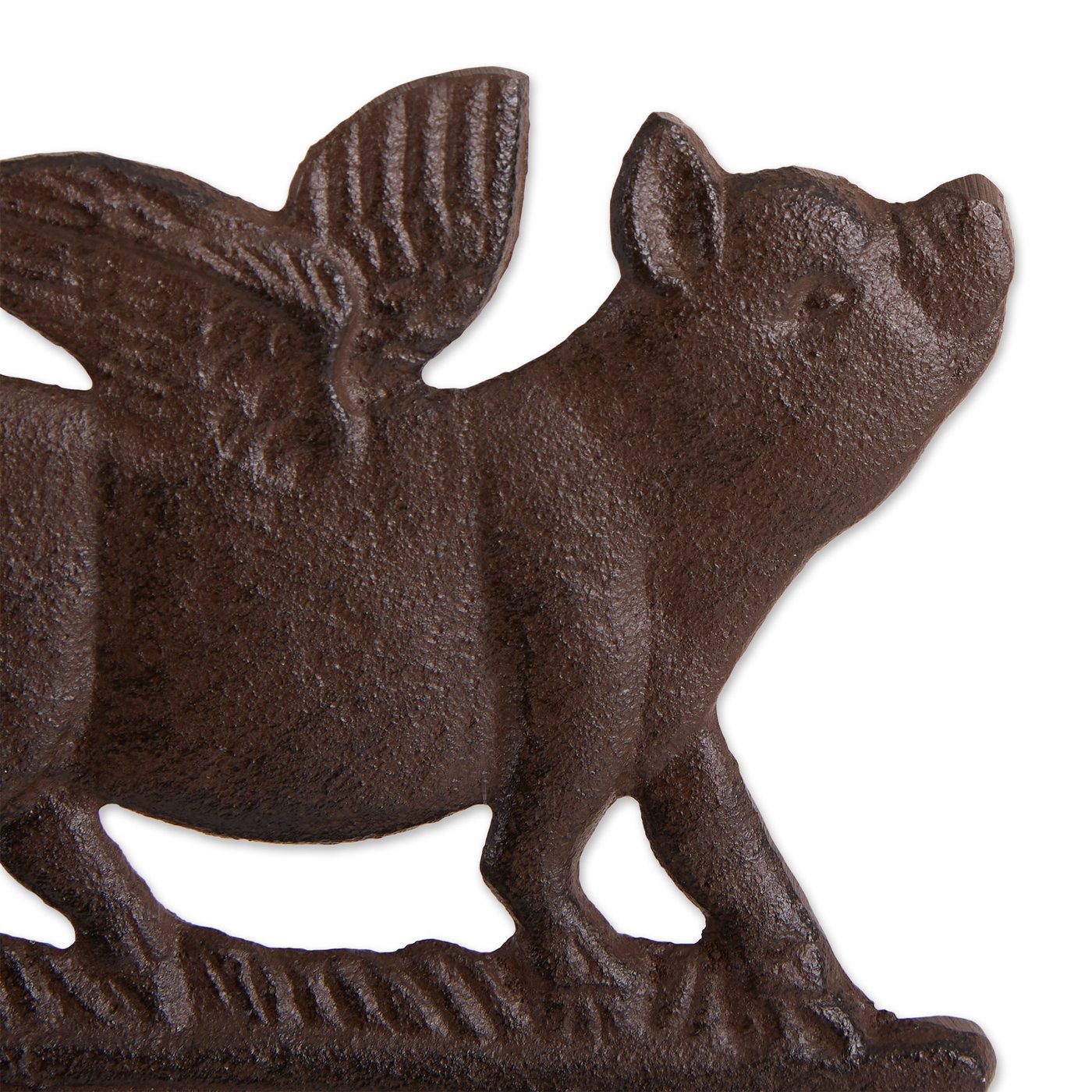 Pig With Wings Cast Iron Bell