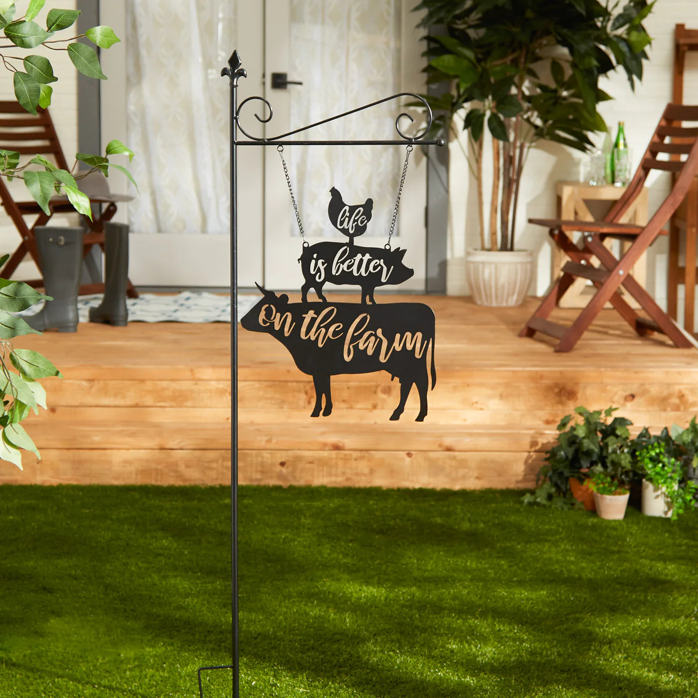 Life Is Better On The Farm Garden Stake