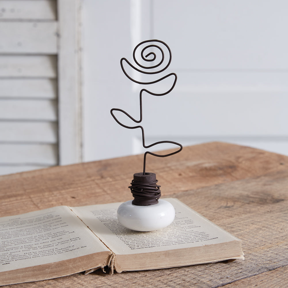 Vintage Doorknob Photo Holder