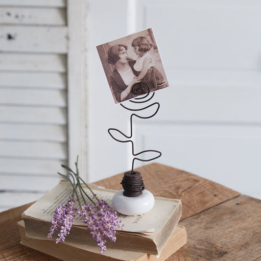 Vintage Doorknob Photo Holder
