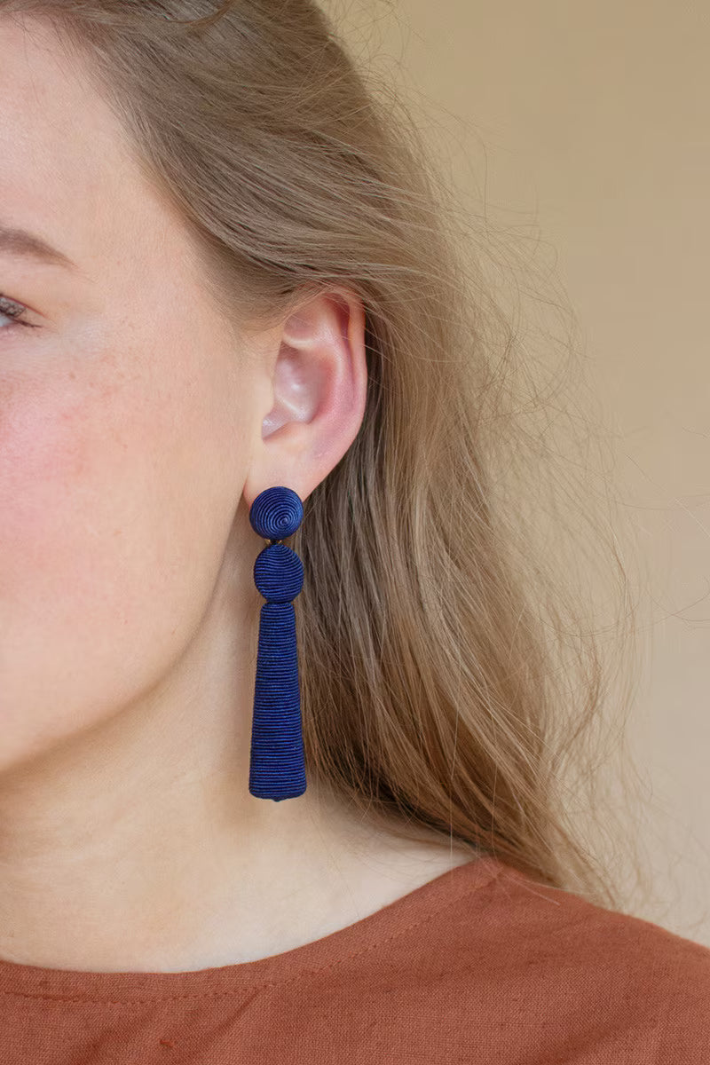 Fabricwrapped Earrings