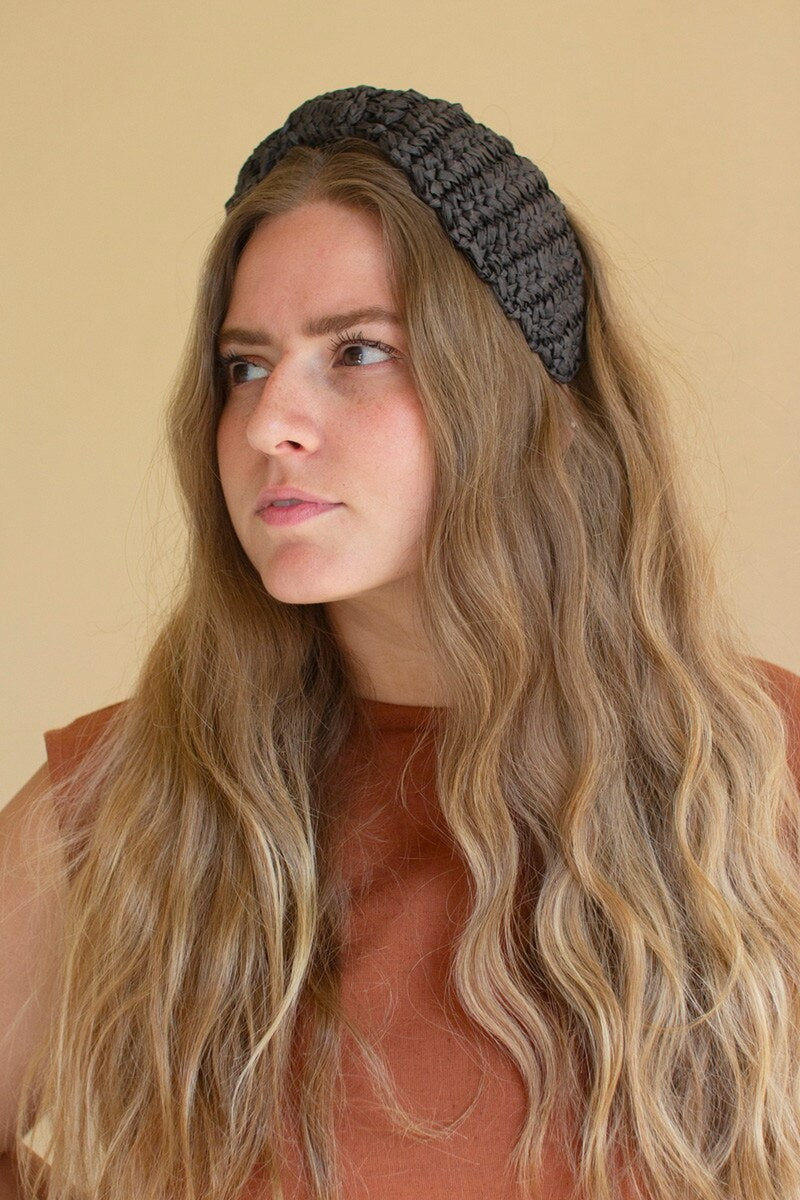 Set of 3 Raffia Headbands