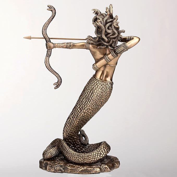 Furious Medusa Shooting Arrow