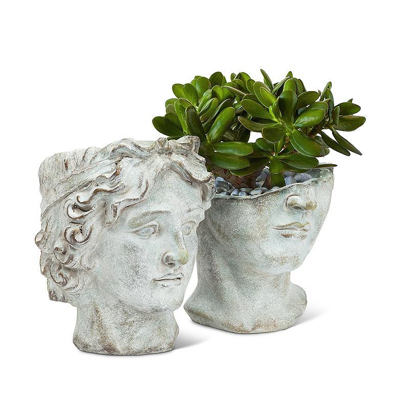 Half Male Face Planter
