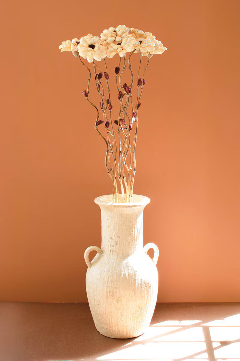 Camilia Set of 12 Cornhusk Botanicals on a Bamboo Stem