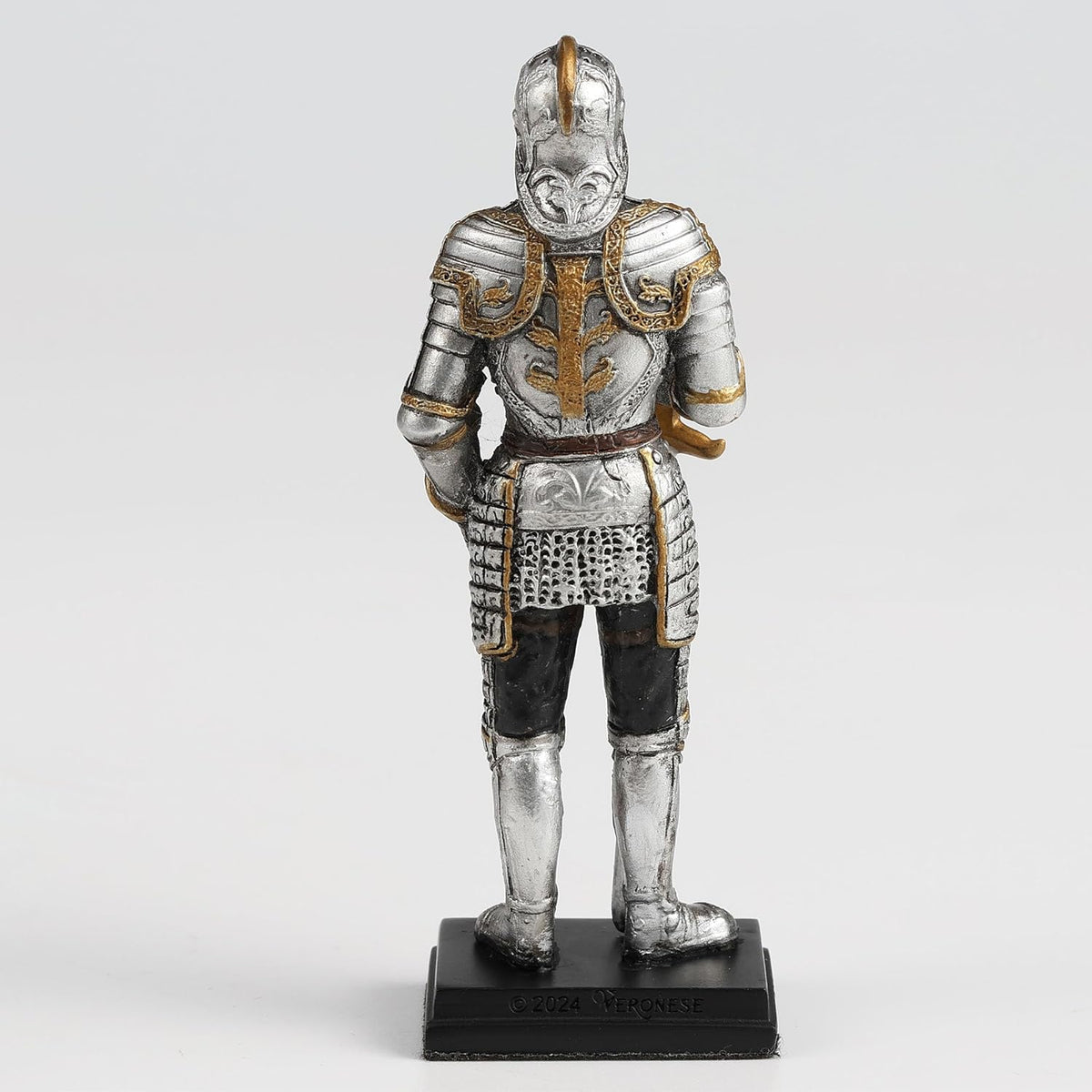 German Ceremonial Knight Armor Sword Stance
