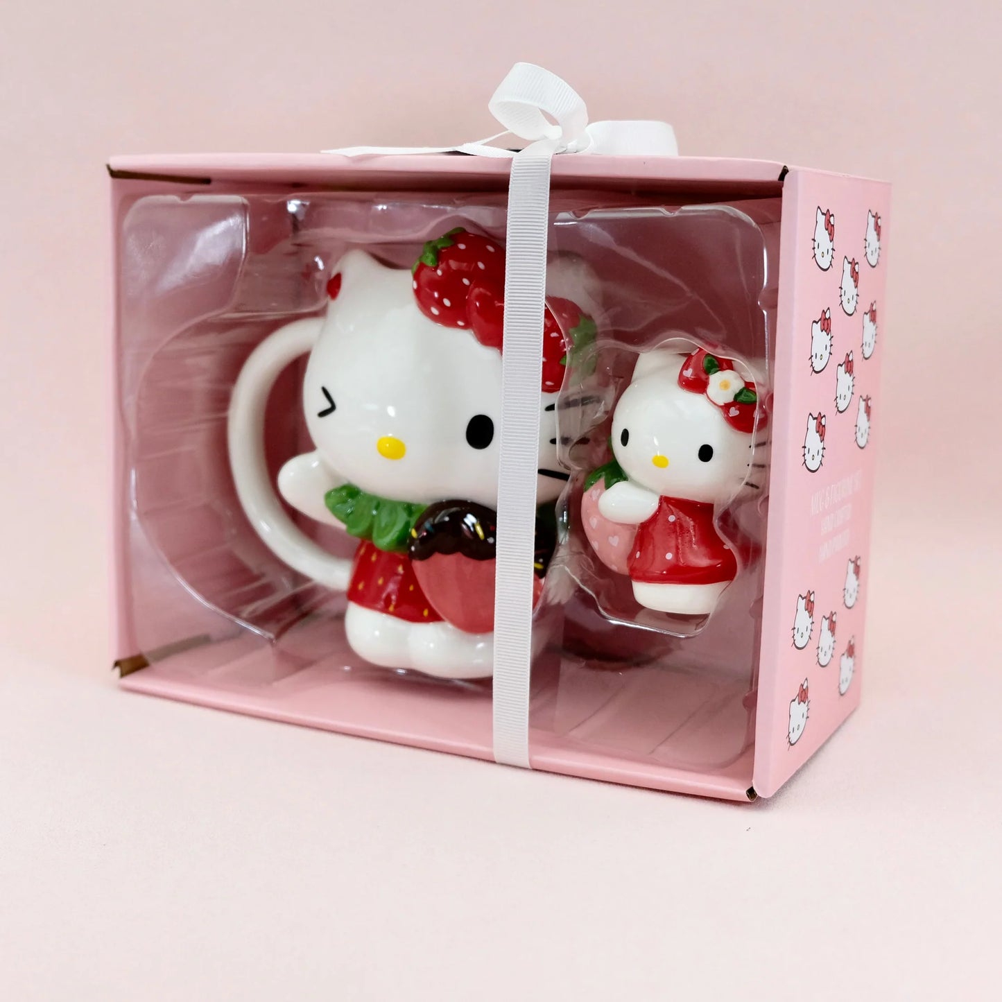 Hello Kitty with Strawberry Figural Mug and Gift Set