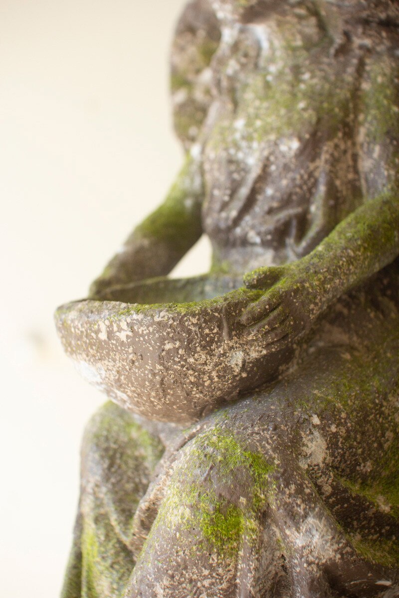 Faux Concrete Garden Angel