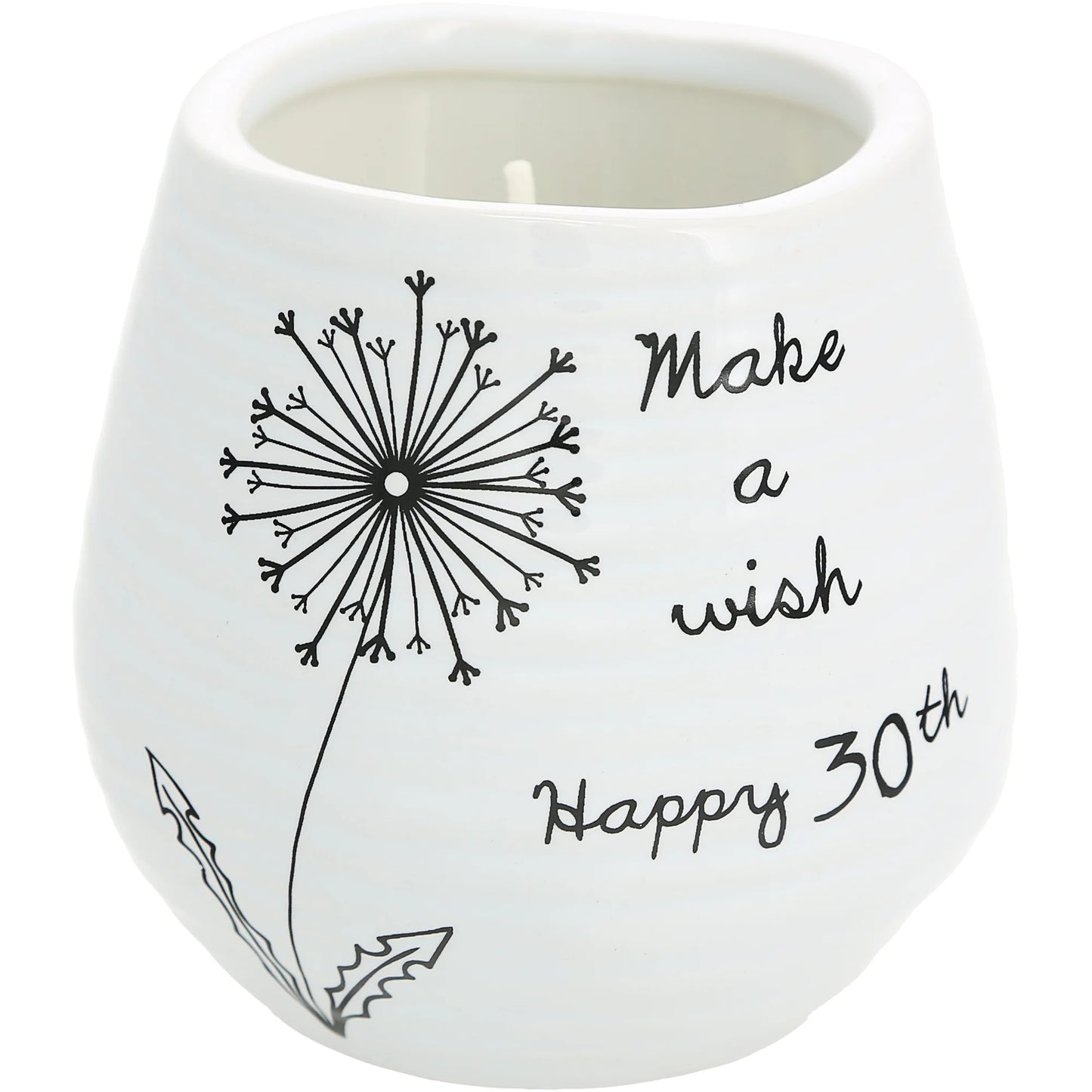Happy 30th 8 oz - 100% Soy Wax Candle Scent: Serenity