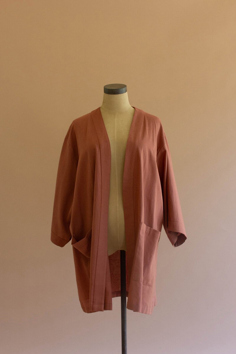 Sienna Short Kimono with Front Pockets