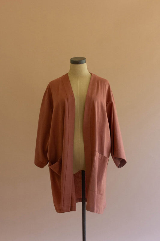 Sienna Short Kimono with Front Pockets