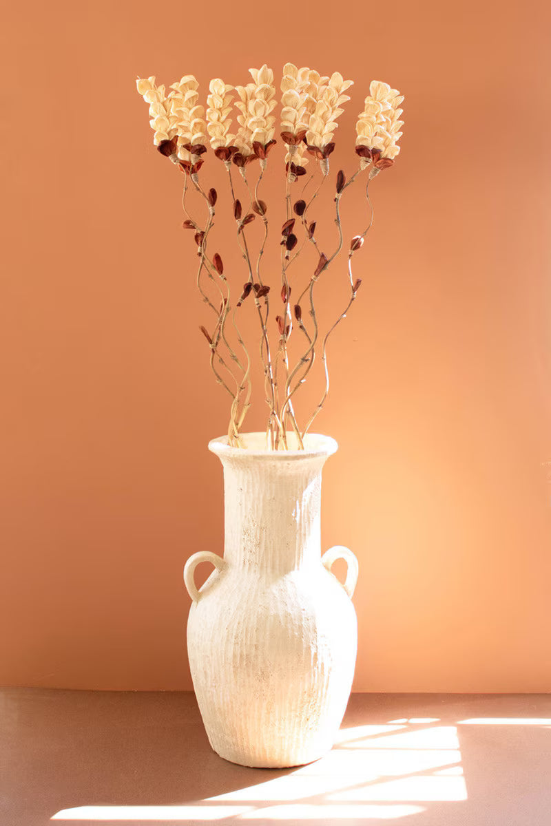 Snap Dragon Set of 12 Cornhusk Botanicals on a Bamboo Stem