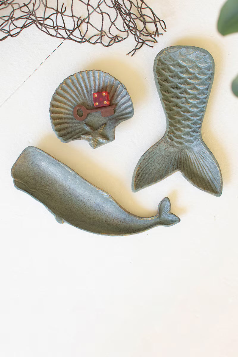 Set of 3 Cast Iron Trinket Trays